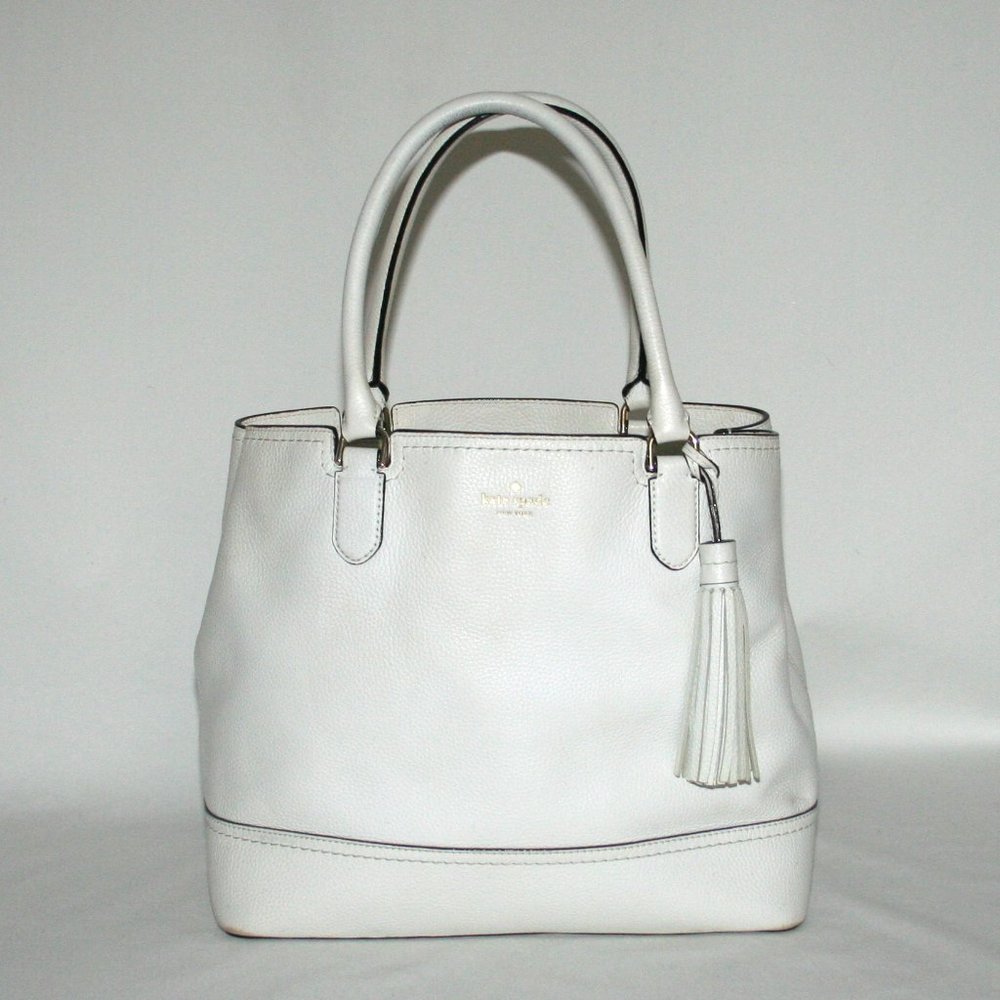 COPY - Kate Spade Off White Large 100% Cow Leather Satchel - Picture 12 of 12